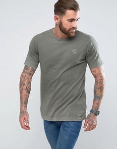 Свободная длинная футболка G-Star - Зеленый