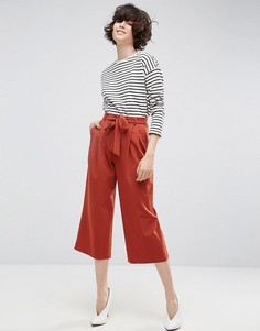 Юбка-брюки с поясом ASOS Tailored - Красный