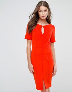Платье с вырезом-капелькой Paperdolls - Красный