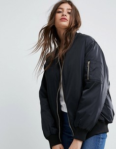 Oversize куртка-пилот ASOS - Черный