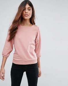 Свободный свитшот Vero Moda - Розовый