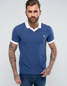 Синяя зауженная футболка-поло Fred Perry - Синий