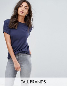 Футболка бойфренда New Look Tall - Синий