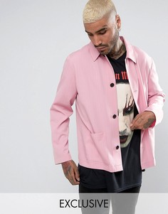 Розовая рубашка в спортивном стиле Reclaimed Vintage Inspired - Розовый
