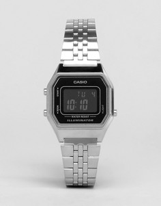 Небольшие цифровые часы с черным циферблатом Casio LA680WEGA - Черный
