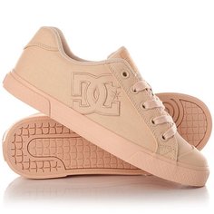 Кеды кроссовки низкие женские DC Shoes Chelsea Tx Peach Cream