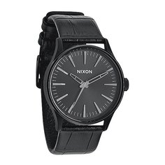 Часы Nixon Sentry 38 Leather Black Gator