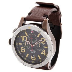 Часы Nixon 48-20 Chrono Leather Antique Copper/Brown