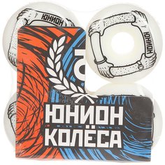 Колеса для скейтборда для скейтборда Юнион Arms Ф2 White/Black 102A 53 mm