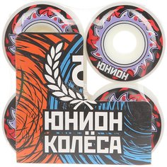 Колеса для скейтборда для скейтборда Юнион Saw Ф4 White/Multi 92A 54 mm