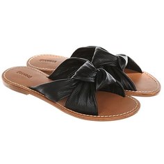 Шлепанцы женские Soludos Knotted Slide Sandal Black