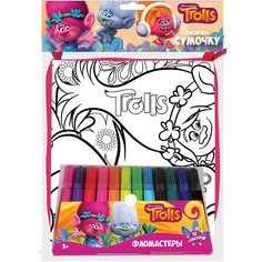 Centrum Набор "Раскрась сумочку Тролли"