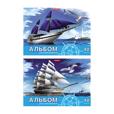 Erich Krause Альбом для рисования А4 40л Морская прогулка, клеевое скрепление