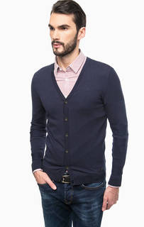 Синий кардиган на пуговицах Guess