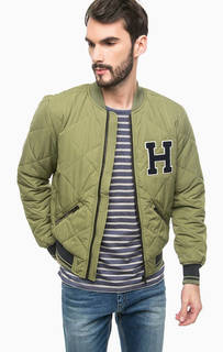 Куртка цвета хаки с карманами Hilfiger Denim