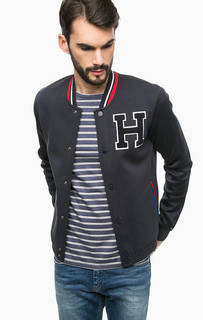 Легкая куртка-бомбер на кнопках Hilfiger Denim