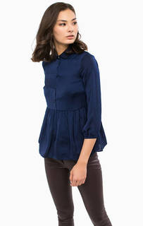 Атласная блуза с длинными рукавами Patrizia Pepe