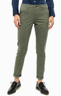 Брюки чиносы цвета хаки Hilfiger Denim