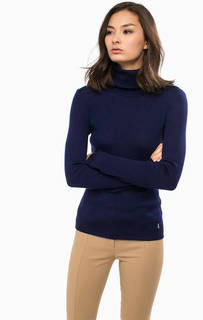 Шерстяная водолазка синего цвета Patrizia Pepe