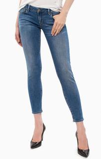 Синие джинсы скинни с низкой посадкой Guess