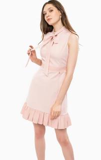 Розовое платье с глубоким вырезом Liu Jo