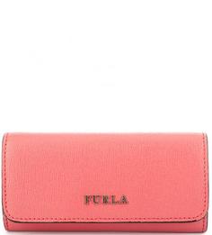 Красная ключница из сафьяновой кожи Furla