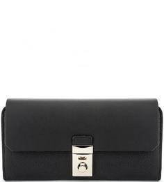 Кожаный кошелек с застежкой на замок Furla
