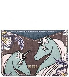 Визитница из сафьяновой кожи Furla