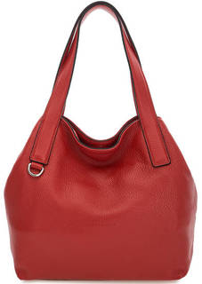 Вместительная сумка из натуральной кожи Coccinelle