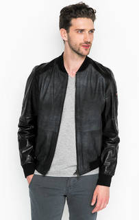 Кожаная куртка на молнии Strellson