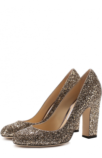 Туфли Bille с глиттером на устойчивом каблуке Jimmy Choo