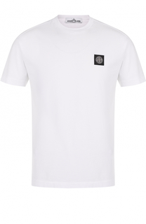 Хлопковая футболка с круглым вырезом Stone Island