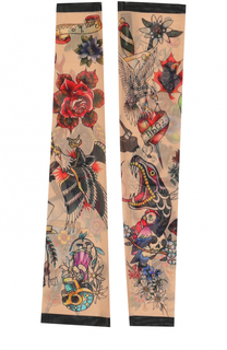 Прозрачные рукава с принтом Dsquared2