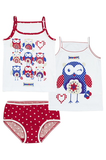 Гарнитур: майка 2 шт., трусы Апрель