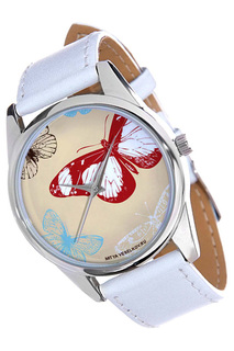 Часы "Цветные бабочки" MITYA VESELKOV