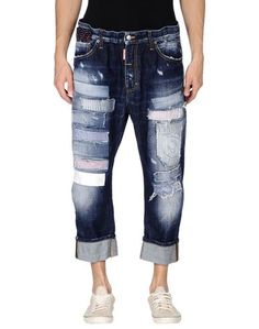 Джинсовые брюки-капри Dsquared2