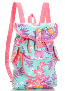 Детский рюкзак Цветы (нежно-голубой с рисунком) Bonprix