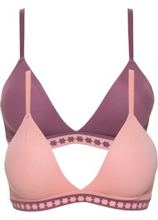 Бюстгальтер (2 шт.), чашка B (персиковый + ягодный) Bonprix