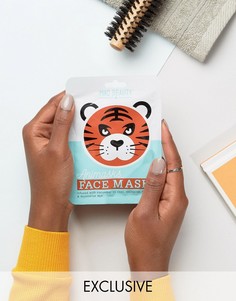 Листовые маски для лица в виде животных - тигр - Бесцветный Beauty Extras