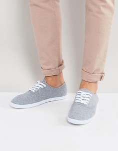 Серые меланжевые оксфордские кеды ASOS - Серый