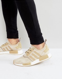Бежевые кроссовки adidas Originals NMD_R1 PK BY1912 - Бежевый