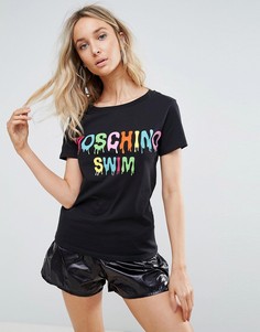 Пляжная футболка Moschino - Черный