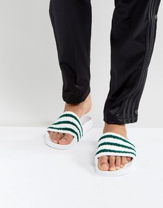 Белые шлепанцы adidas Originals Adilette BB0124 - Белый