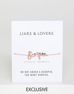 Браслет со словом Scorpio Liars &amp; Lovers - Золотой