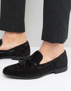 Черные лоферы с кисточками London Brogues - Черный