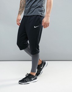 Спортивные флисовые шорты Nike Dri-FIT 860367-010 - Черный