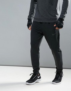 Черные флисовые брюки Nike Training Dri-FIT 742212-010 - Черный