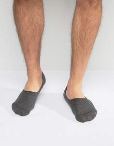 Темно-серые носки-невидимки ASOS - Серый