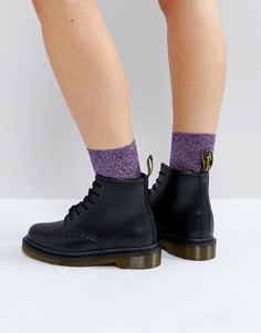 Ботинки с 6 парами люверсов Dr Martens 101 - Черный