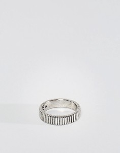 Кольцо цвета состаренного серебра Icon Brand - Серебряный